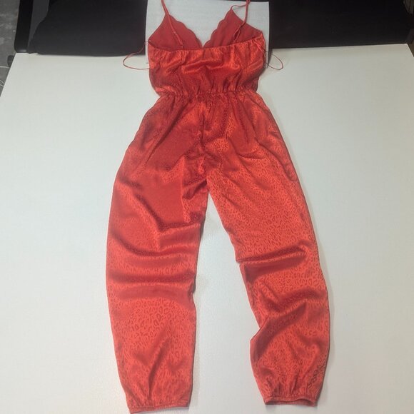 Socialite Size Small Red Satin Jumper - Picture 7 of 16